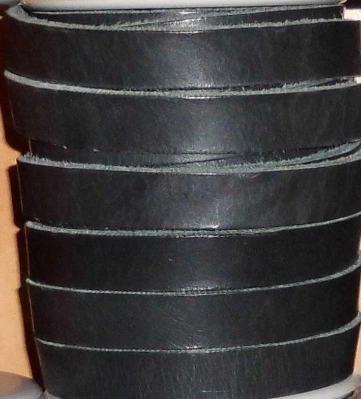 Lederriemen 8 bis 20mm Breit Hundeleine Halsband Zaumzeug 1 3 5 10m Stärke 3,8mm