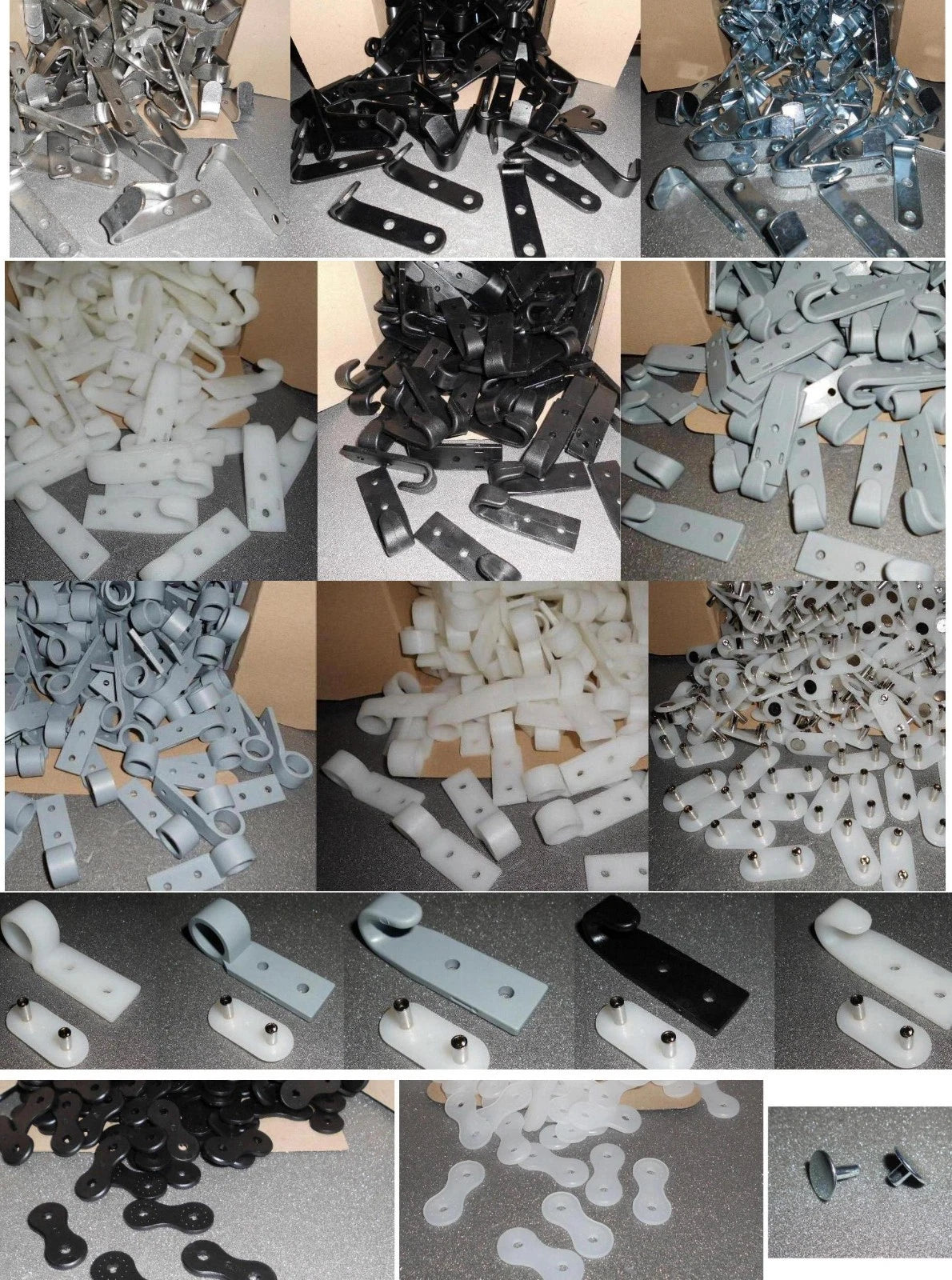 Zweiloch Planenhaken aus Kunststoff Stahl Planenverschlu<wbr/>ss Plane LKW Anhänger