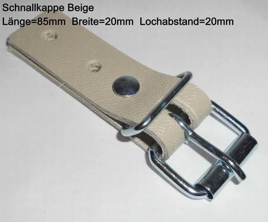 Schnallkappe + Rollschnalle + Unterlage Strippe Schnallriemen Planenverschlu<wbr/>ss